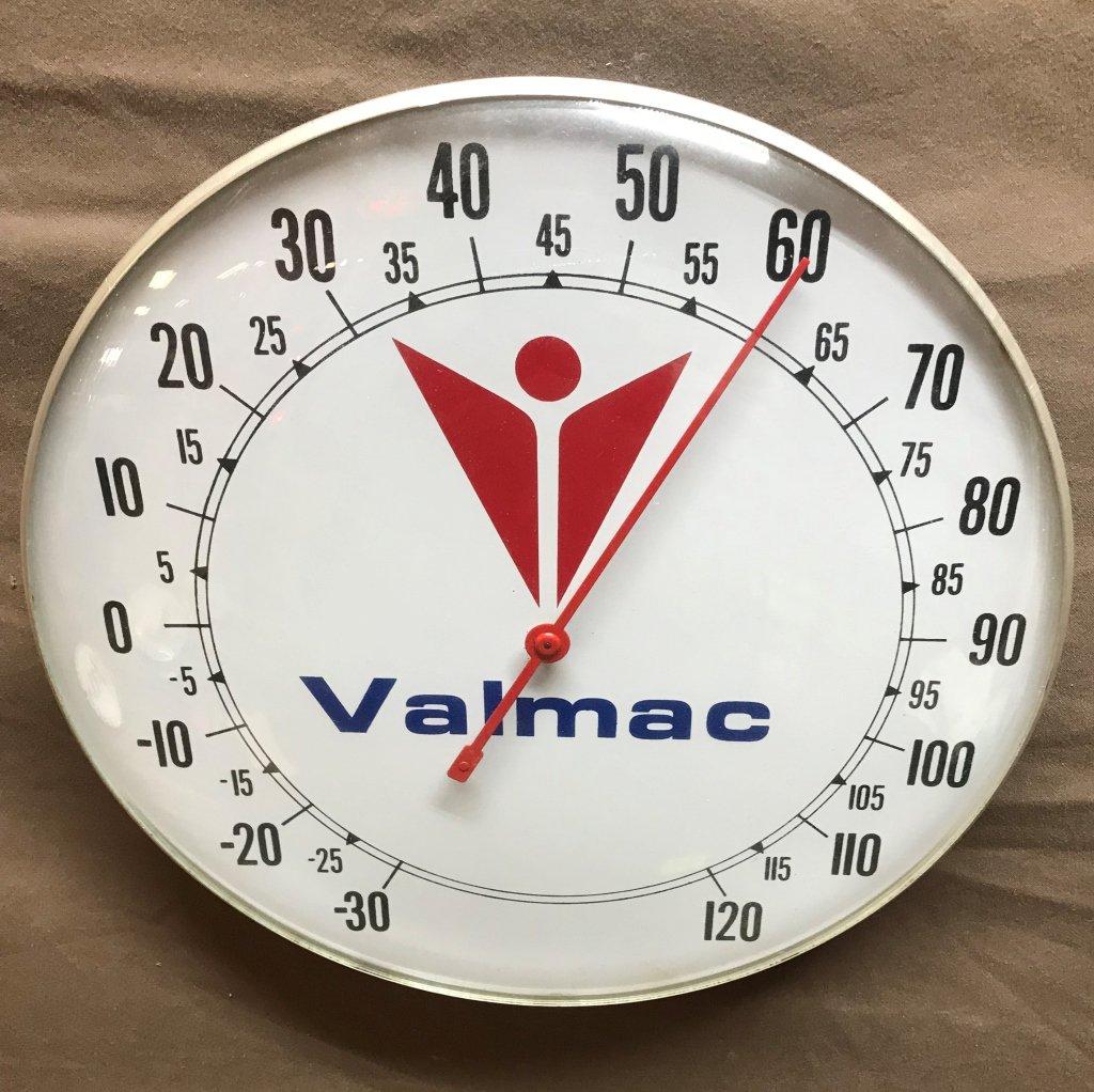 Valmac Round Thermometer 10" Dia.