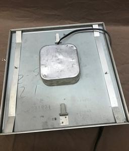 Corvette Lighted Square Clock 13"x13"