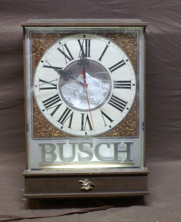 Busch electric lighted clock