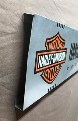 Harley-Davidson Footwear Metal Sign 8"x30"