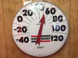 Borg Warner Thermometer 18" dia