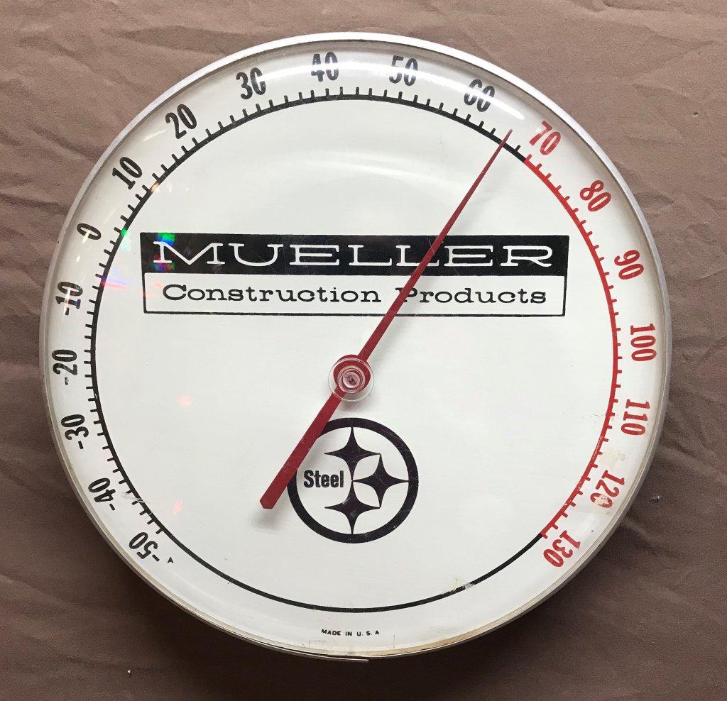 Mueller Construction Products Round Thermometer