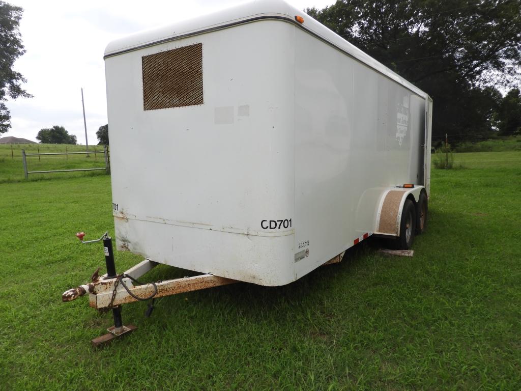 CM 18' enclosed bumper pull trailer