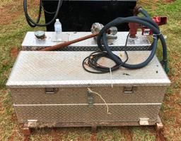 Delta Fuel tank toolbox combo.