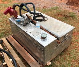 Delta Fuel tank toolbox combo.