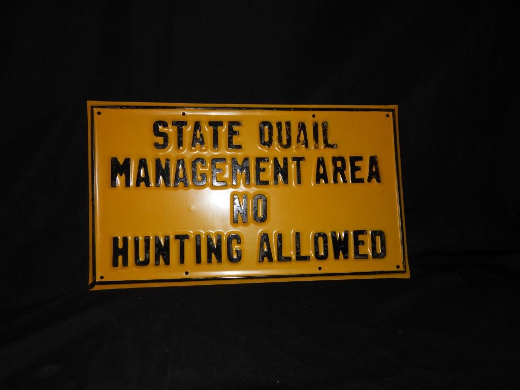 State Quail Management Area