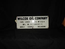 Wilcox SSP lease sign, 26"X10"