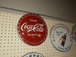 Drink Coca-Cola in bottles thermometer