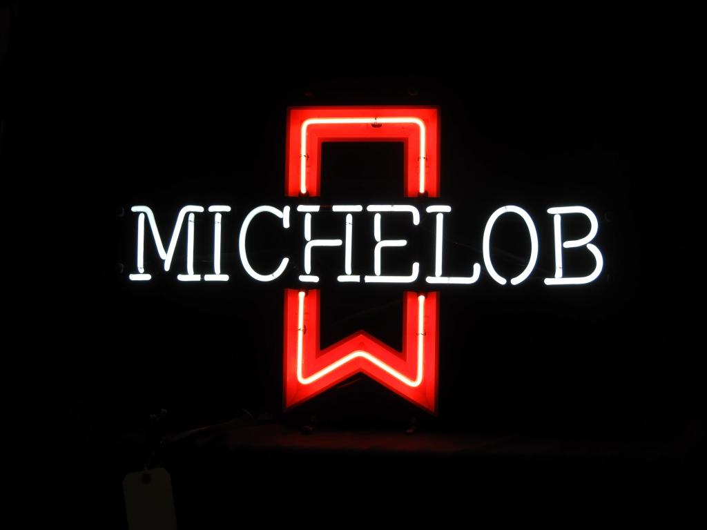 Michelob neon, 29"X20"