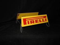 Pirelli yellow tire holder