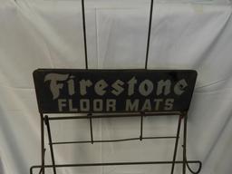 Firestone floor mat display rack, 18"X53"