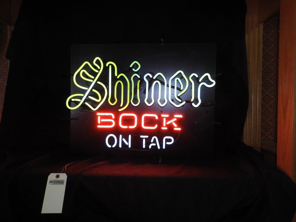 Shine Bock On Tap neon, 28"X22"