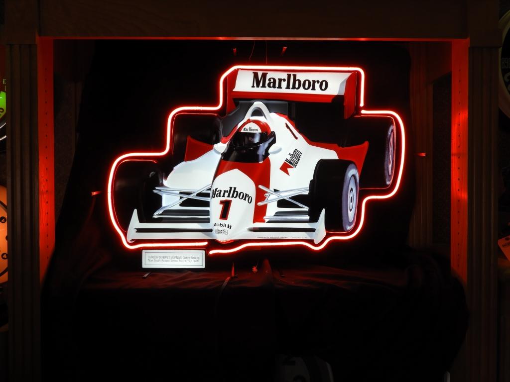 Marlboro Race Car neon, 43"X28"