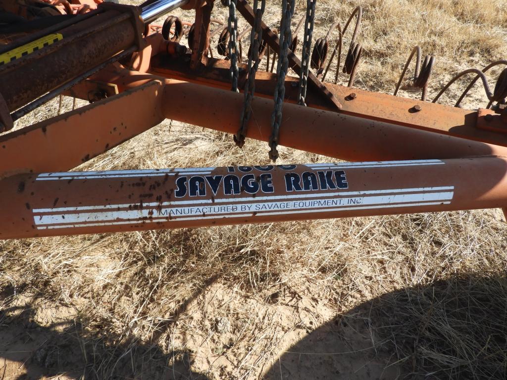 Savage 1600 stick rake, single fold