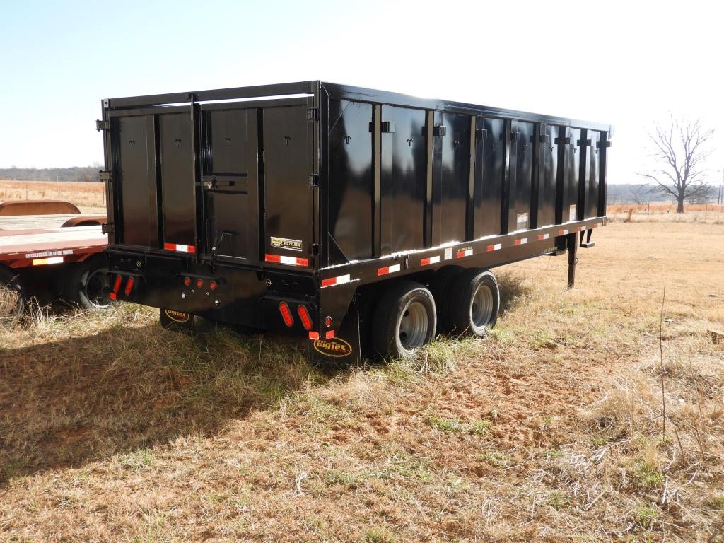 2017 Big Tex 25DV heavy duty dump trailer