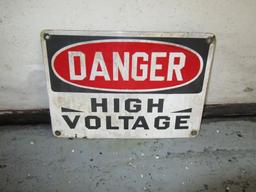 Danger High Voltage DSP 7X10