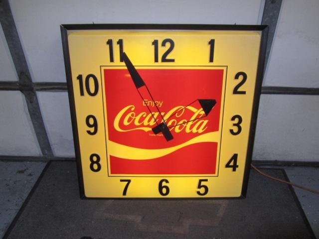 Coca Cola Clock 34X36X6