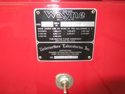 Wayne 605 gas pump restored in Texaco Fire Chief