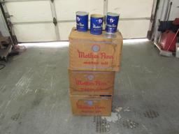 Mother Penn Unused Oil Cans 3 Cases