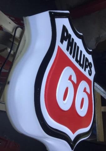 Phillips 66 shield led light