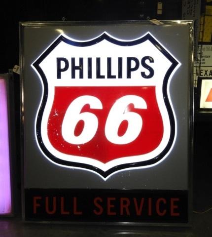 Phillips 66 led lightup sign