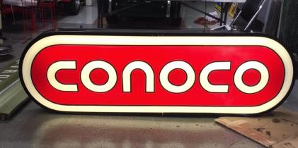 Conoco sign 78"x25"x6"