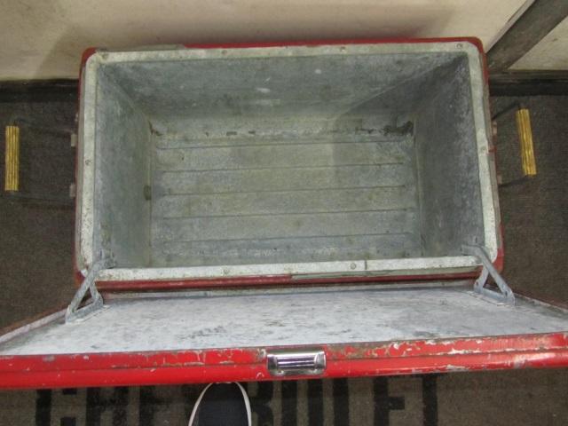 Coca Cola Ice Chest Metal 22X13X13