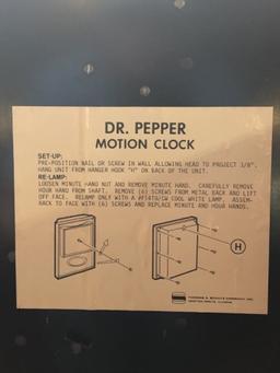 Vintage Dr. Pepper Lightup Clock