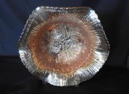 Carnival bowl, rose pattern