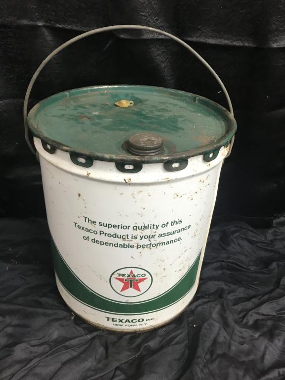 Texaco 5 gal oil can