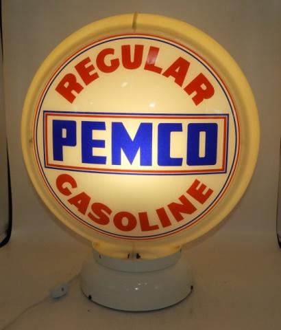 Pemco Regular Gasoline globe