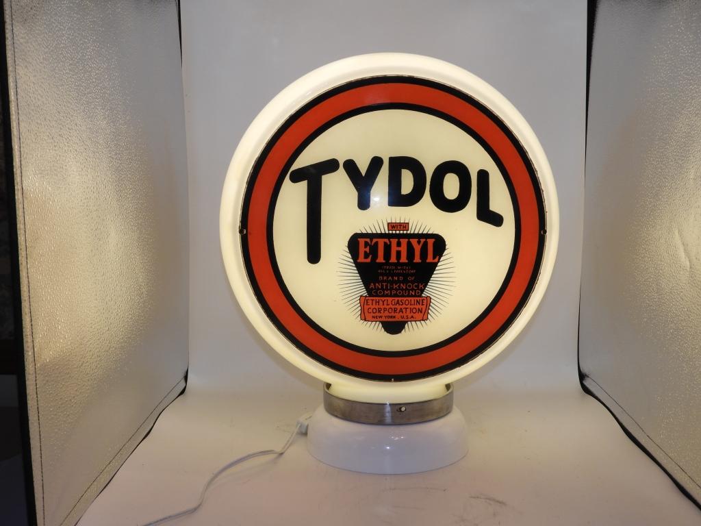 Tydol Ethyl, e g c logo, 13 1/2”