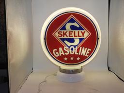 Skelly gasoline w/ 3 stars, 13 1/2”