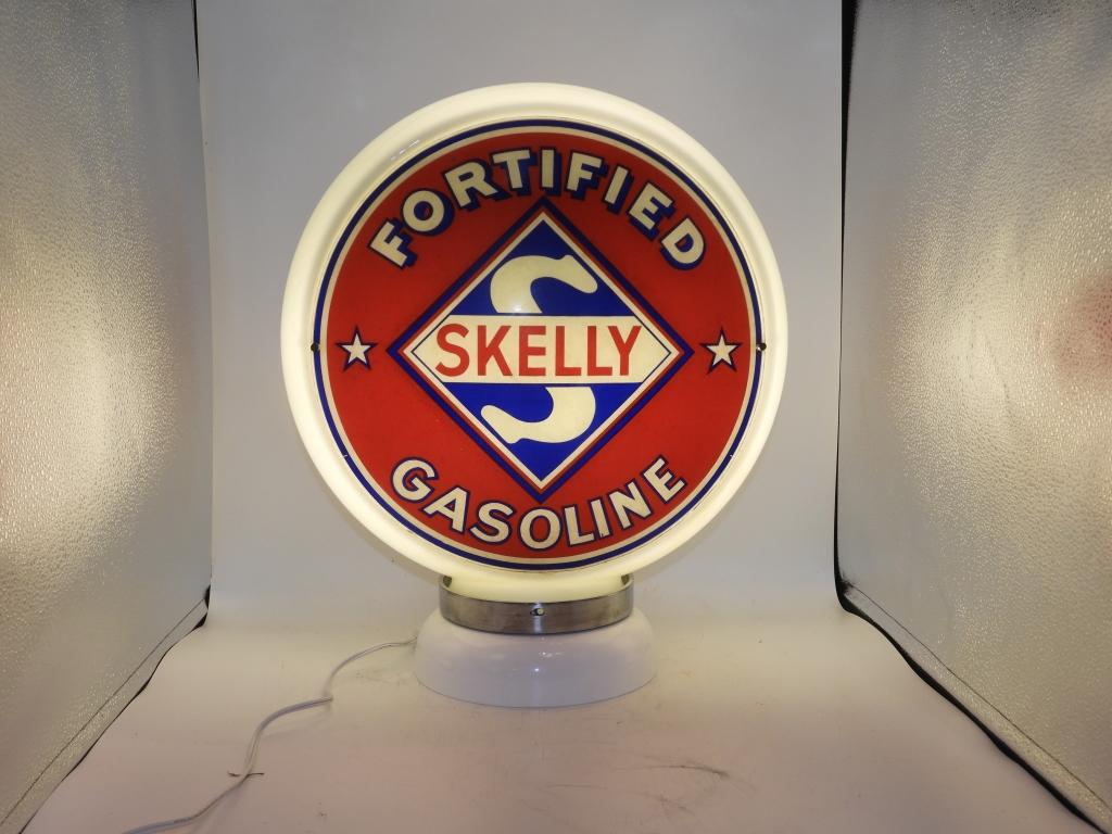 Skelly fortified gasoline w/ 2 stars