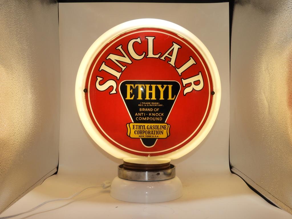 Sinclair Ethyl EGC logo, 13 1/2”