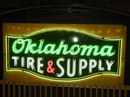 Oklahoma Tire and Supply neon sign