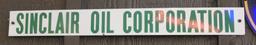 Sinclair Oil & Gas lease sign, SSP, 25"x3"