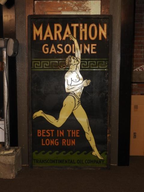 Rare Marathon Motor Oil "Best in the Long Run"