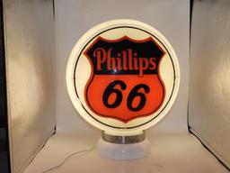 Phillips 66 black and orange Shield