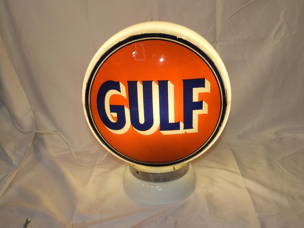 Gulf, 13" wide glass body