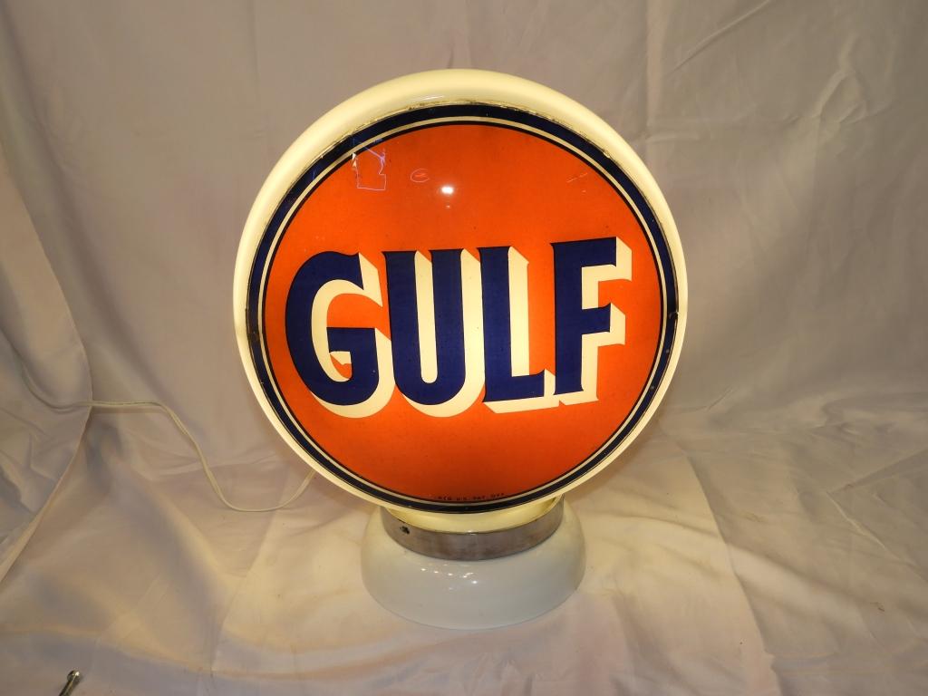 Gulf, 13" wide glass body