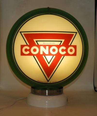 Conoco w/ green outline triangle