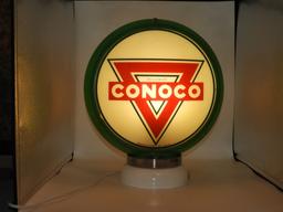 Conoco w/ green outline triangle