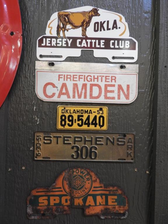 3 license plate toppers - Jersey Cattle Club, more