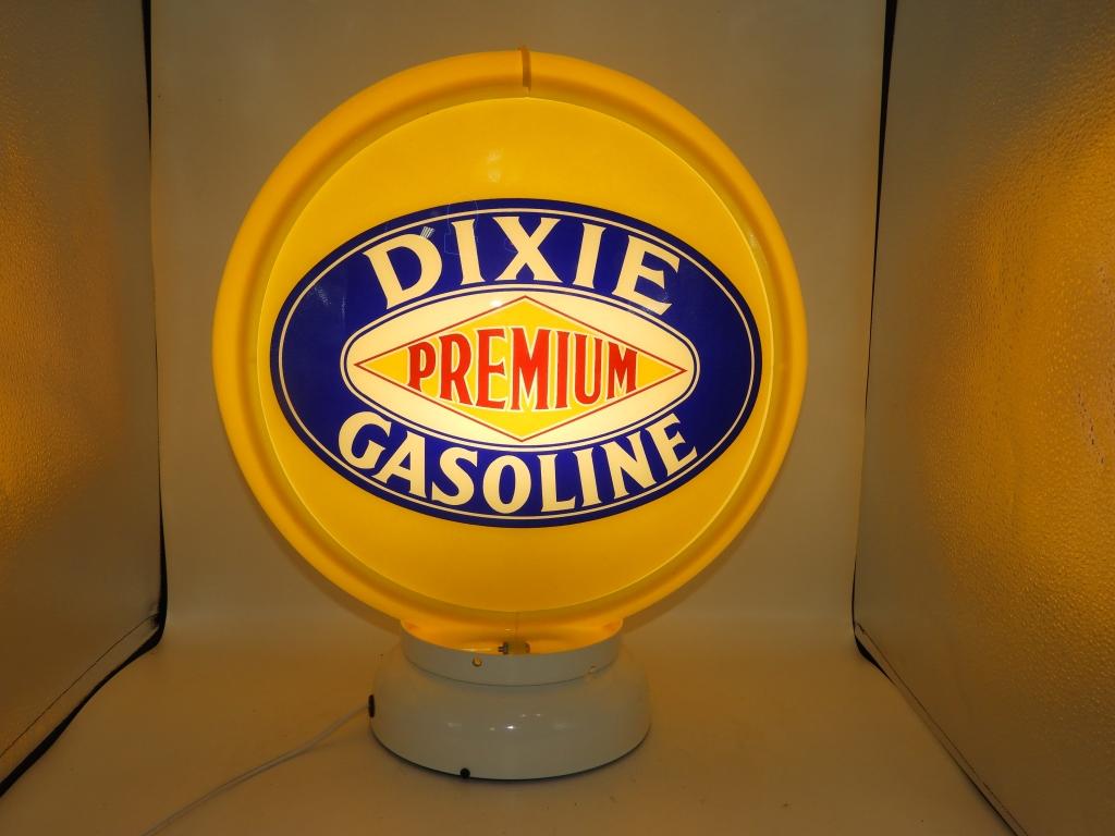 Dixie Premium Gasoline w/ yellow Capco body