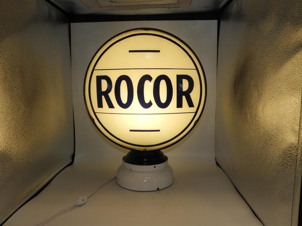 RoCor 15 1/2" globe, low profile metal body