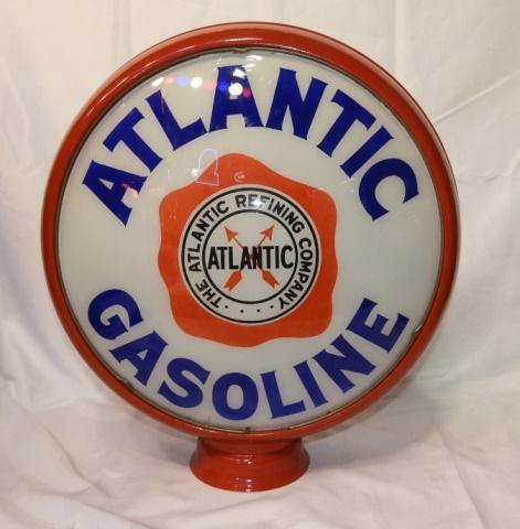 Atlantic Gasoline globe, 17"