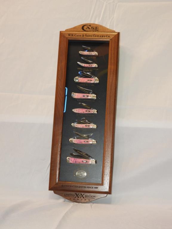 Case collector knife set w/ 8 matching limited edi