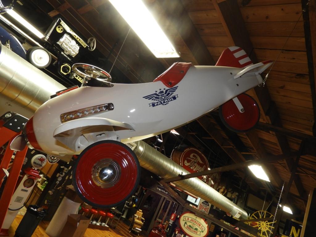 US Navy patrol pedal airplane completely restored