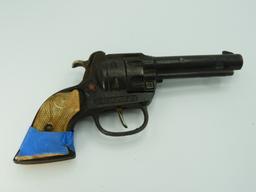 Cast iron child's cap gun made in USA "Cowboy"